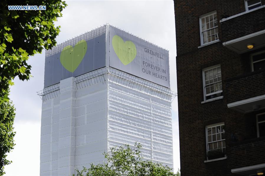 BRITAIN-LONDON-GRENFELL&nbsp;TOWER-FIRE-ONE YEAR ANNIVERSARY