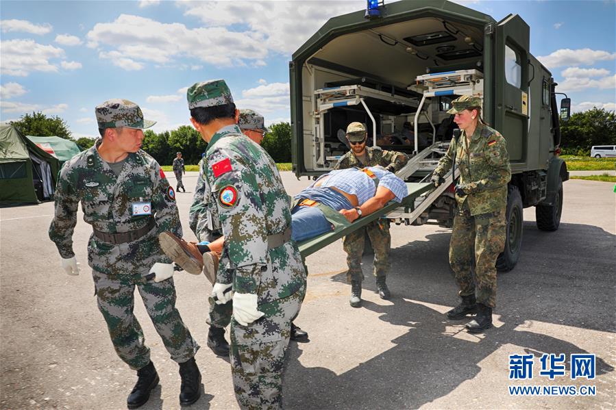 (國際·圖文互動(dòng))(1)向?qū)崙?zhàn)化聚焦 向深度融合拓展——中德“聯(lián)合救援-2019”衛(wèi)勤實(shí)兵聯(lián)合演習(xí)亮點(diǎn)回眸