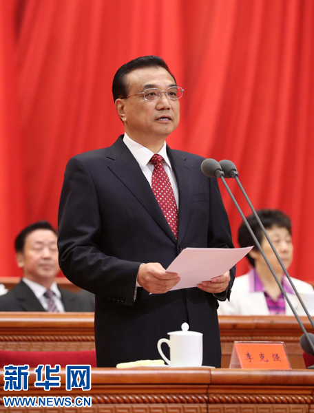 8月1日，慶祝中國人民解放軍建軍90周年大會在北京人民大會堂隆重舉行。中共中央政治局常委、國務(wù)院總理李克強(qiáng)主持大會。新華社記者 劉衛(wèi)兵 攝