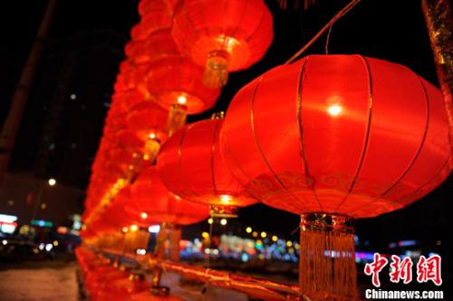 資料圖：紅燈籠。宋文佳 攝