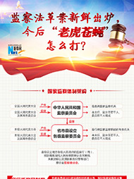 監(jiān)察法草案新鮮出爐 今后&ldquo;老虎蒼蠅&rdquo;怎么打？