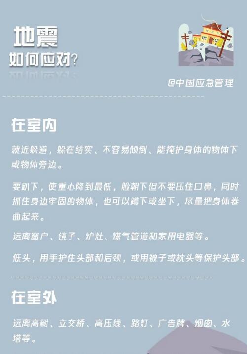 地震如何應對？