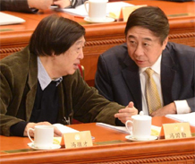 馮鞏、馮驥才出席政協(xié)全體會(huì)議