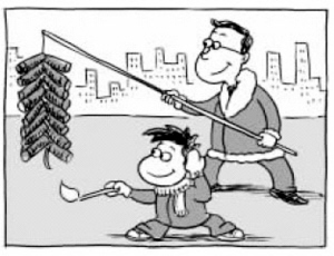 春節(jié)若遇霧霾，煙花怎么放？