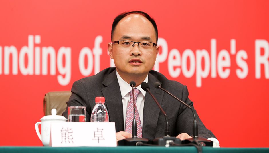 志愿者指揮部執(zhí)行指揮熊卓介紹相關情況