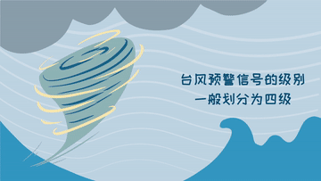 科畫丨不同顏色臺風(fēng)預(yù)警的含義，你看懂了嗎？