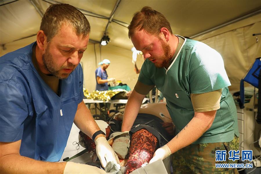 （國際&middot;圖文互動）（5）&ldquo;共同的理念，讓合作更深入更順暢&rdquo;&mdash;&mdash;走進中德&ldquo;聯(lián)合救援-2019&rdquo;衛(wèi)勤實兵聯(lián)合演習德方野戰(zhàn)二級醫(yī)院