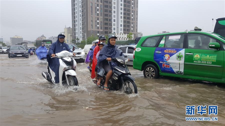 (國際)(2)臺風“韋帕”登陸越南致5人傷亡15人失蹤
