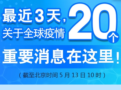 【圖解】最近3天，關(guān)于全球疫情20個重要消息在這里！
