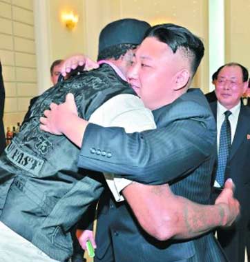 金正恩托羅德曼轉告奧巴馬：不打仗，打電話